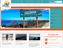 Tablet Screenshot of jeffreysbaytourism.org